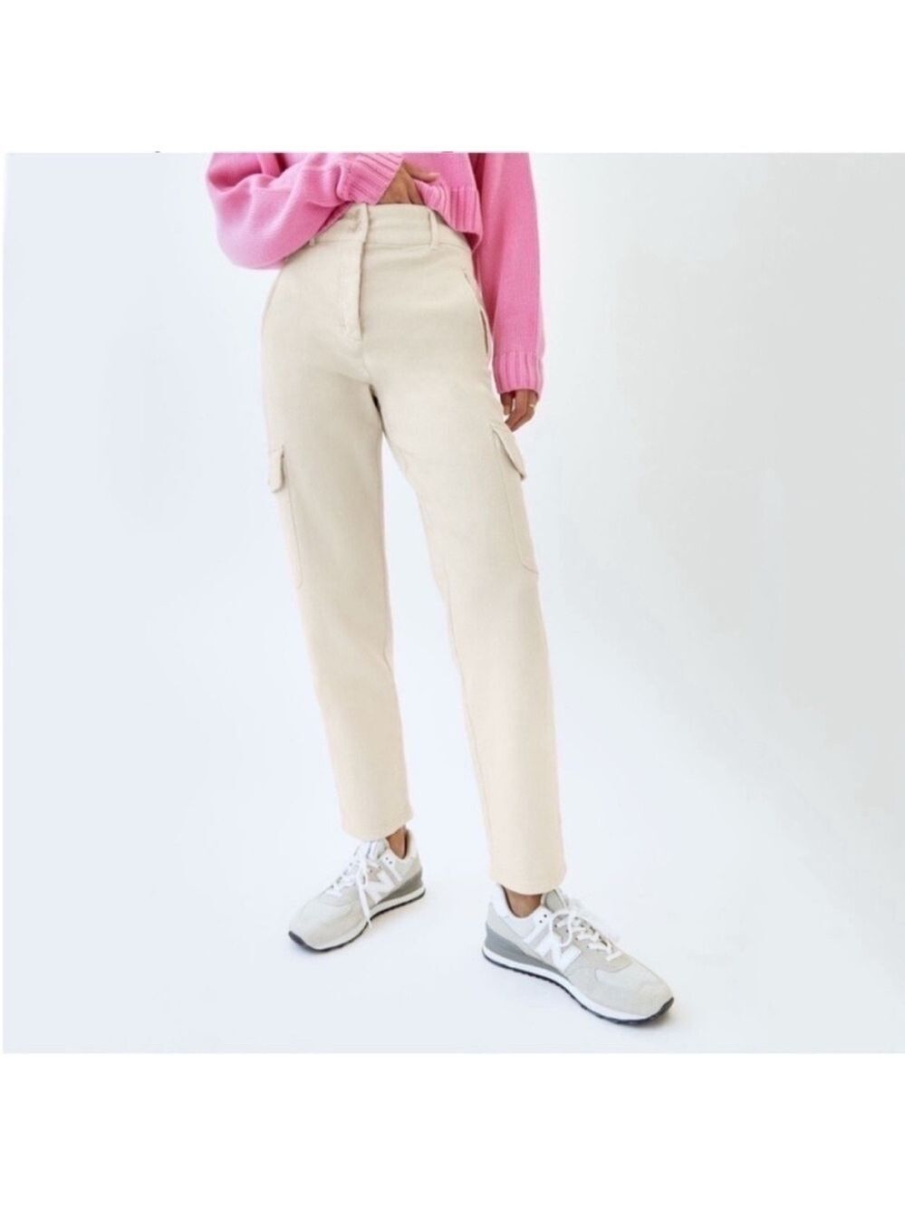 Aritzia Wilfred Free Modern Cargo Pant in Birch Sz 2